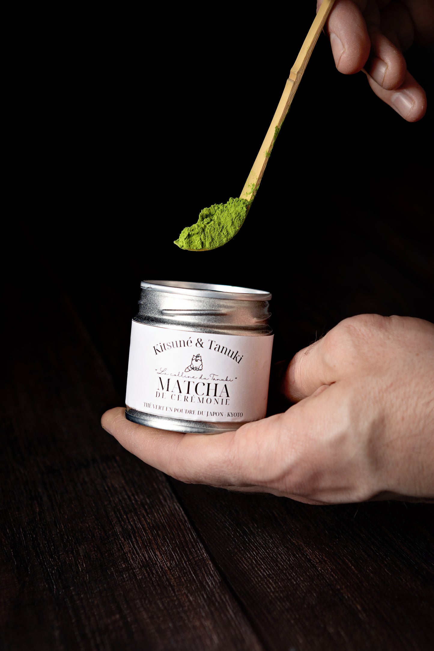 Spatule à matcha chashaku