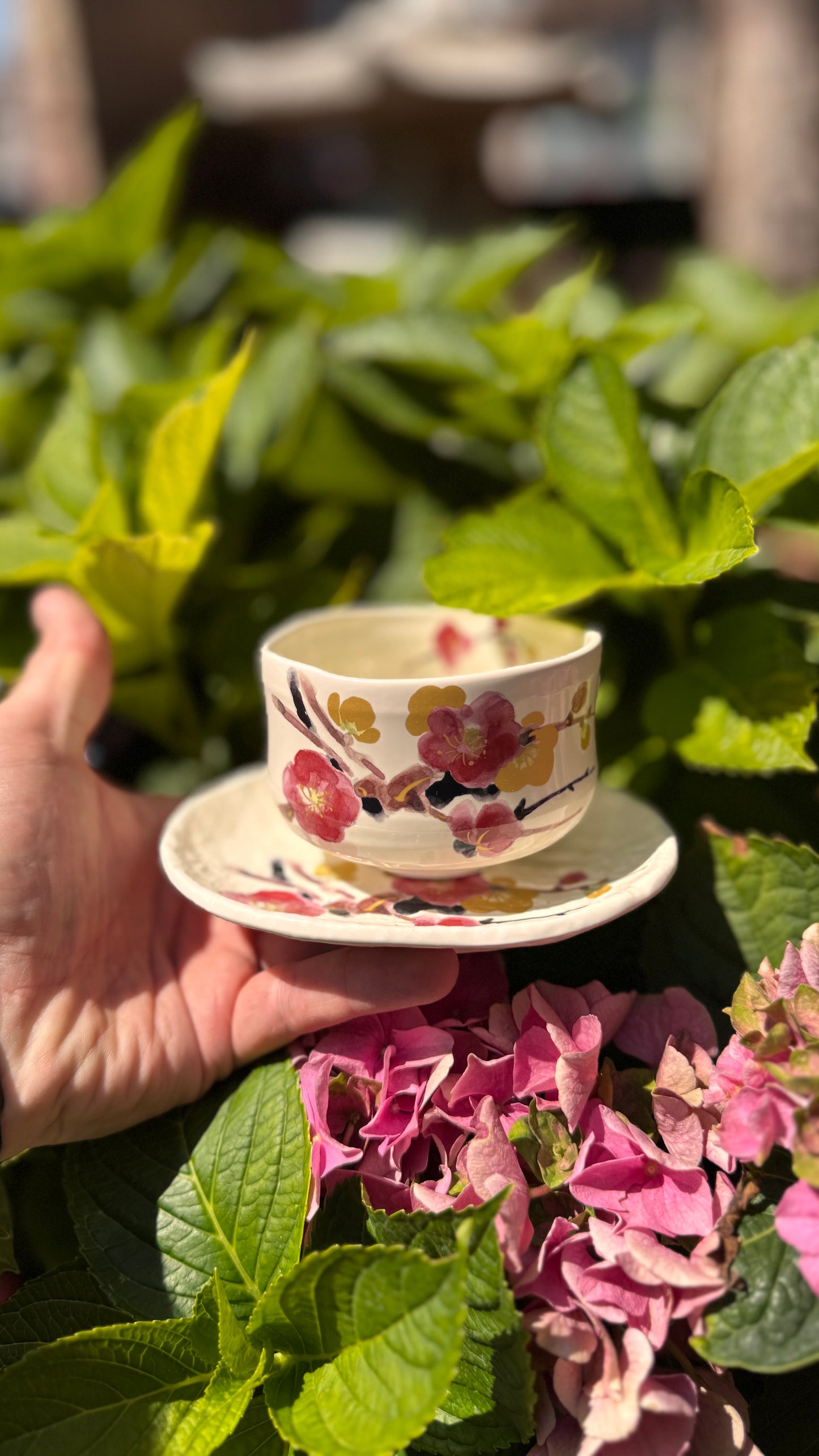Ensemble tasse à thé