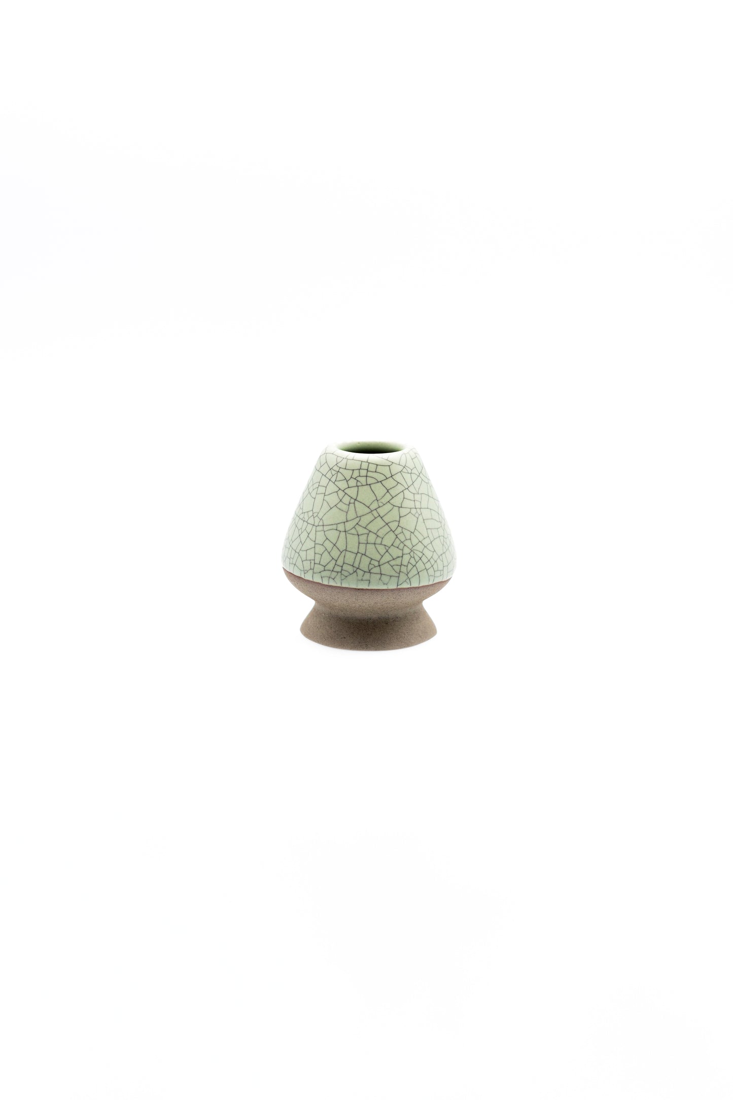 Support à chasen vert raku